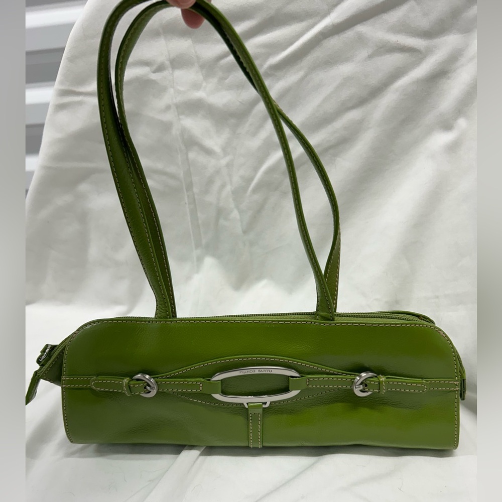 Franco Sarto Green Leather Handbag
